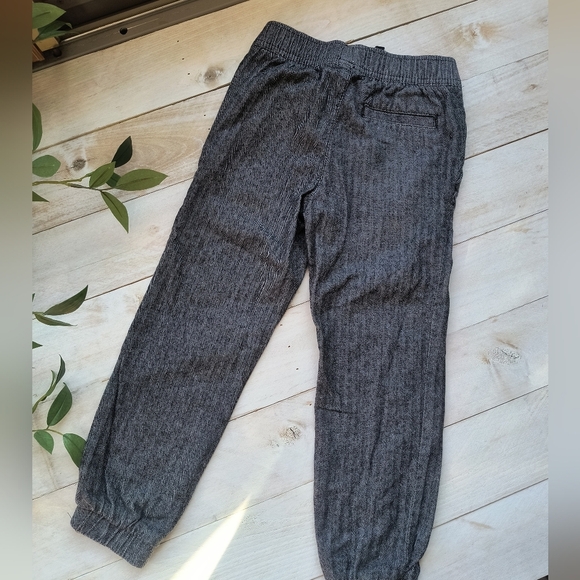Old Navy Boys Heathered Gray Jogger Dress Pants Drawstring Waist Size Small 6-7 - Picture 3 of 4